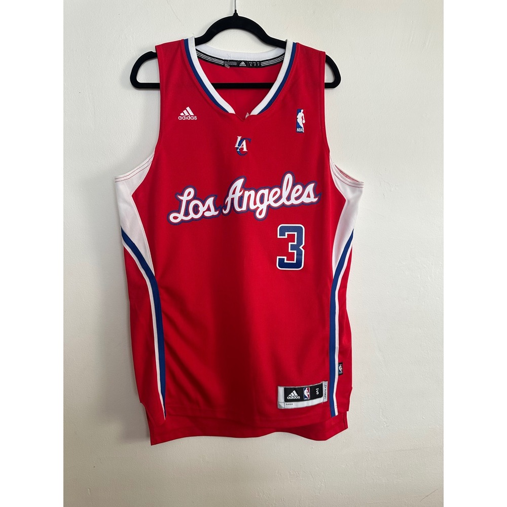 Adidas NBA Los Angeles Clippers Chris Paul 3 Jersey Red Mens Small +2 Length